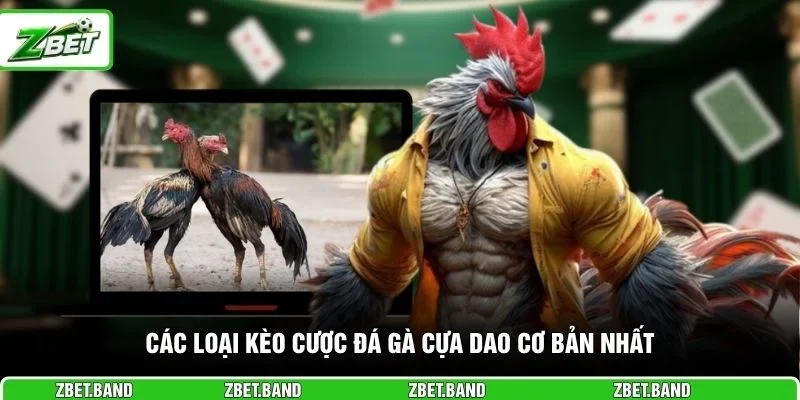 Các loại kèo cược đá gà cựa dao cơ bản nhất  
