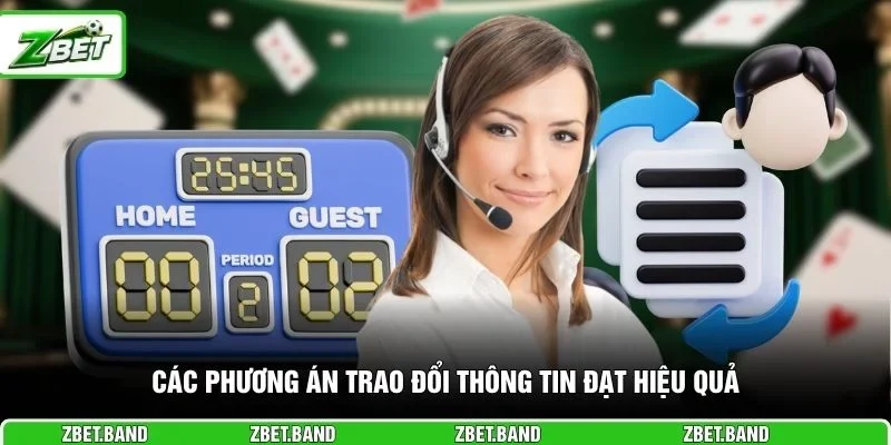 Các phương án trao đổi thông tin đạt hiệu quả