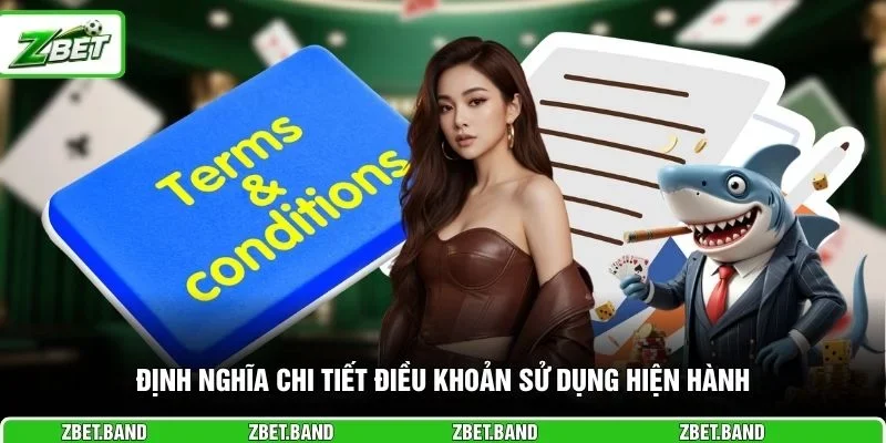 Định nghĩa chi tiết điều khoản sử dụng hiện hành